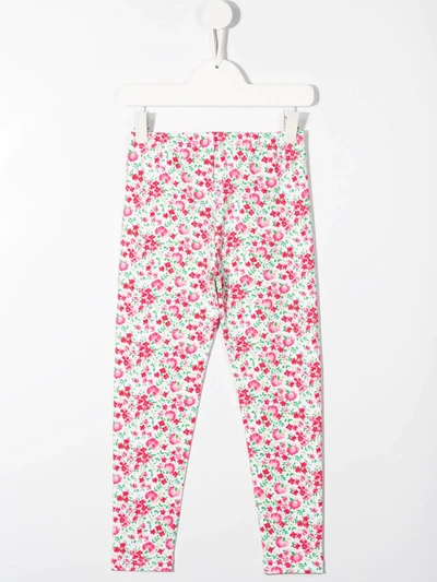 Shop Ralph Lauren Floral Print Trousers In Pink