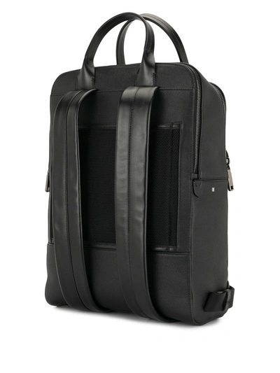 Shop Bally Eranio Leather Backpack In Black