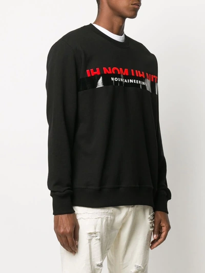 Ih Nom Uh Nit Crew Neck Sweatshirt In Black