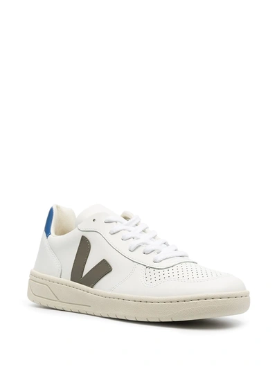 Shop Vejas V-10 Low-top Sneakers In White