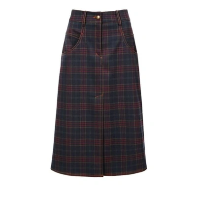 Shop Aggi Chalia Tartan Skirt