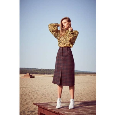 Shop Aggi Chalia Tartan Skirt