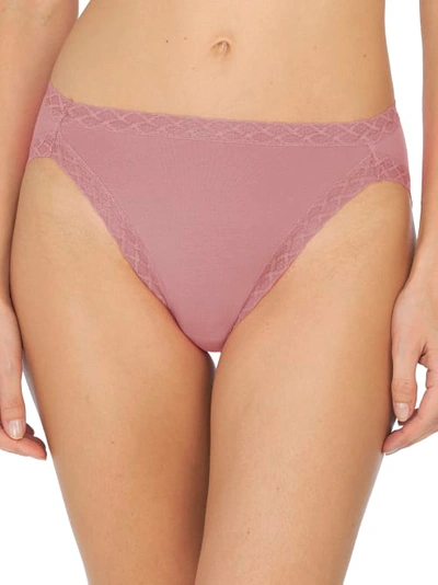 Shop Natori Bliss Cotton French Cut In Spanish Rose