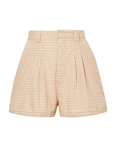 Shop Paradised Woman Shorts & Bermuda Shorts Beige Size Xl Cotton