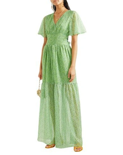 Shop Eywasouls Malibu Woman Maxi Dress Light Green Size Xs/s Polyester