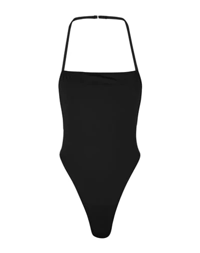 Shop Rudi Gernreich Woman One-piece Swimsuit Black Size L Polyamide, Elastane
