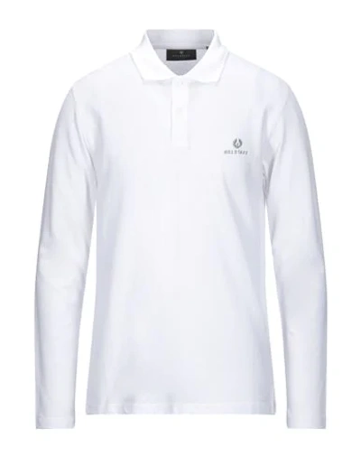 Shop Belstaff Polo Shirts In White