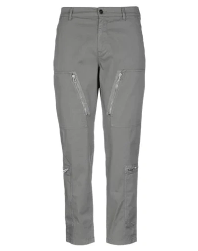 Shop Belstaff Man Pants Grey Size 29 Cotton, Elastane