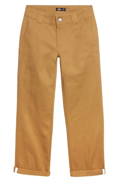 Shop Dickies Heritage Cotton Blend Utility Pants In Camel
