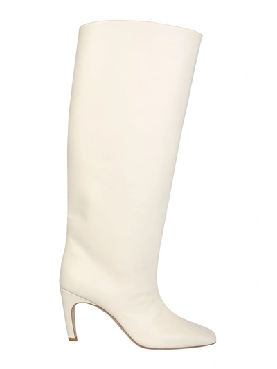 Shop Gia Couture Clizia Boots In Beige