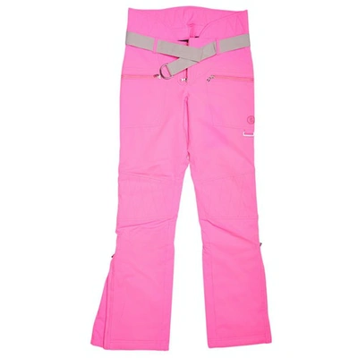 Pre-owned Bogner Trousers In Pink