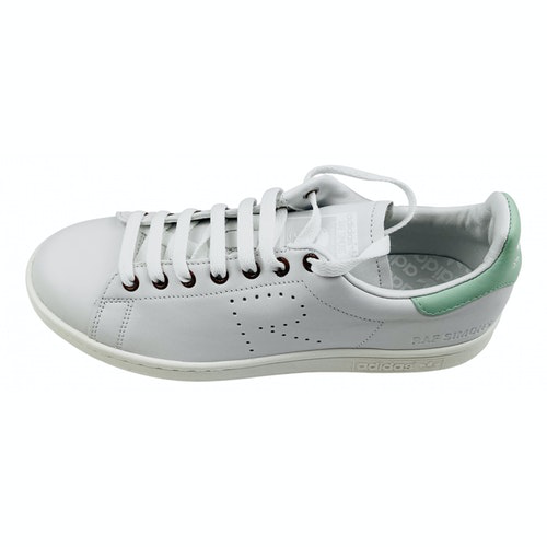 stan smith white leather trainers