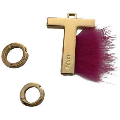 FENDI Pre-owned Bag Charm In Gold