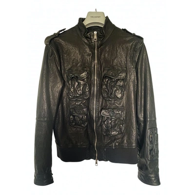 Pre-owned Neil Barrett Black Leather Jacket