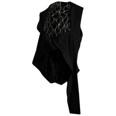 Pre-owned Y's Camisole In Black