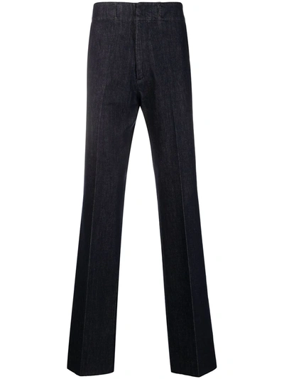 Shop Ferragamo Tailored Sailor Trousers In Blue