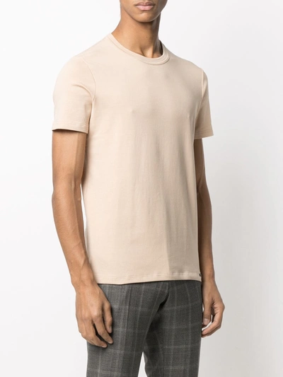 Shop Tom Ford Classic Short-sleeve T-shirt In Neutrals