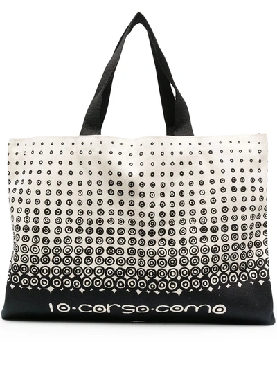 10 Corso Como Eos Logo-print Tote Bag In Black