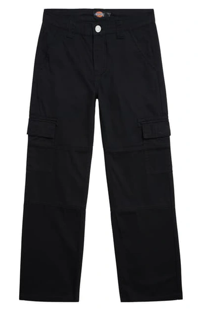 Shop Dickies Kids' Heritage Cotton Twill Cargo Pants In Black