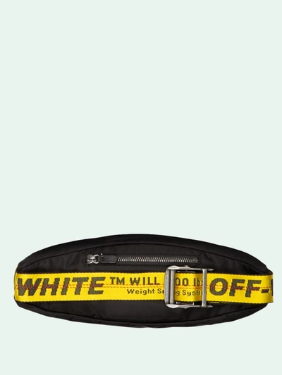 Shop Off-white Logo Belt Bag In Black