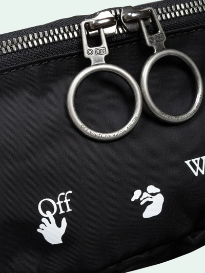 Shop Off-white Logo Belt Bag In Black