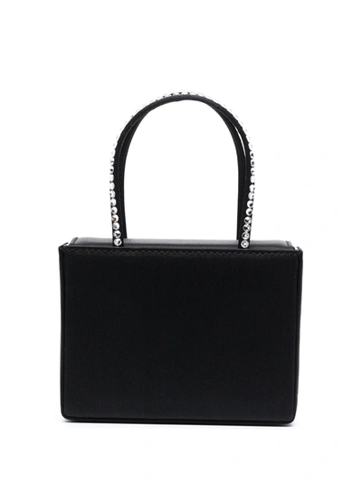 Shop Amina Muaddi Gilda Handbag In Black