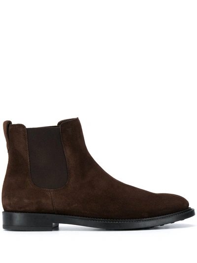 Shop Tod's Suede Ankle Boots