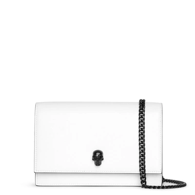 Shop Alexander Mcqueen Small Skull Bag Ivory