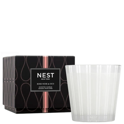 Shop Nest Fragrances Rose Noir And Oud 3-wick Candle 600g
