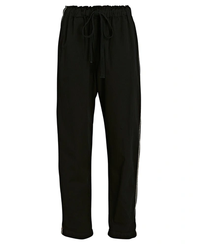 Shop Xirena Rex Cotton Straight-leg Pants In Black