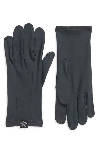 Shop Arc'teryx Rho Gloves In Black