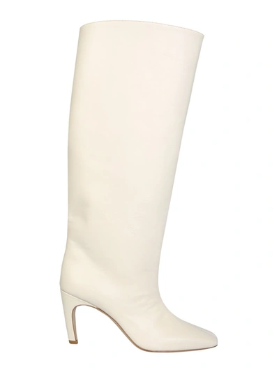 Shop Gia Couture "clizia" Boots In Beige