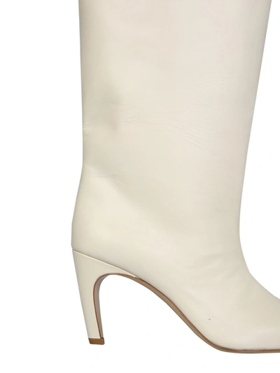 Shop Gia Couture "clizia" Boots In Beige