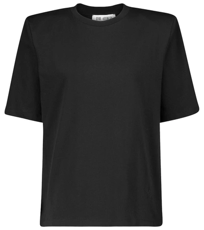 Shop Attico Bella Cotton T-shirt In Black