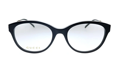 Shop Gucci Gg 0656o 001 Cat-eye Eyeglasses In Demo