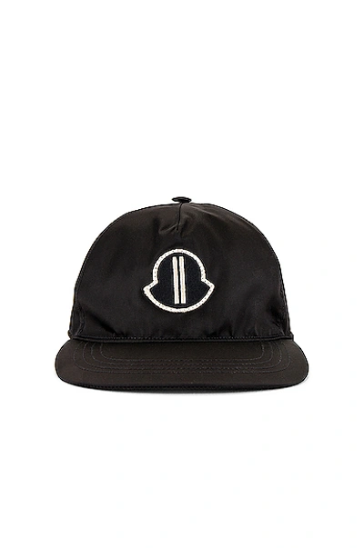 Shop Moncler Baseball Hat In Black