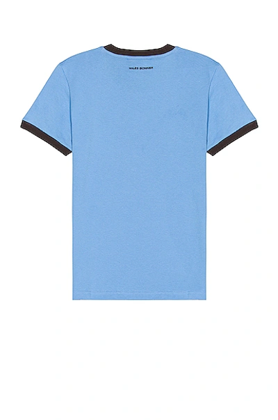 Shop Adidas Originals Graphic Tee In Blue