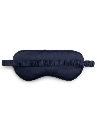 Derek Rose Eye Mask In Navy