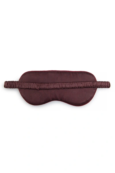 Derek Rose Eye Mask In Charcoal