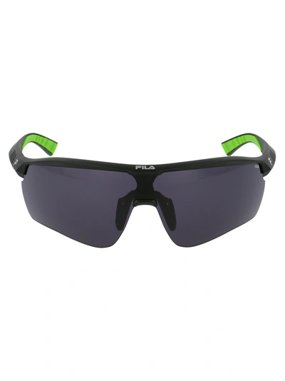 Shop Fila Sf9326 Sunglasses In 0u28 Matte Black