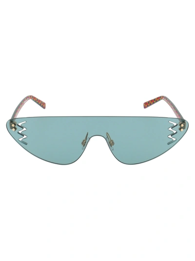 Shop Missoni Mmi 0001/s Sunglasses In 1edqt Green