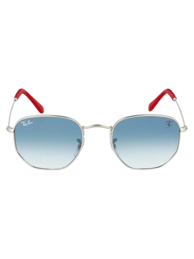 Shop Ray Ban Ferrari Sunglasses In F0073f Silver