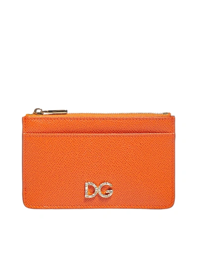 Shop Dolce & Gabbana Wallet In Arancio