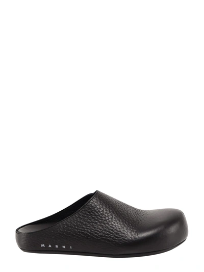 Shop Marni Slipper In Black