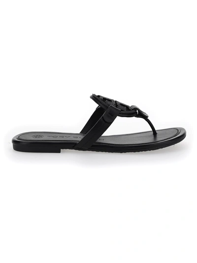 Shop Tory Burch Miller Sandals In Perfect Black