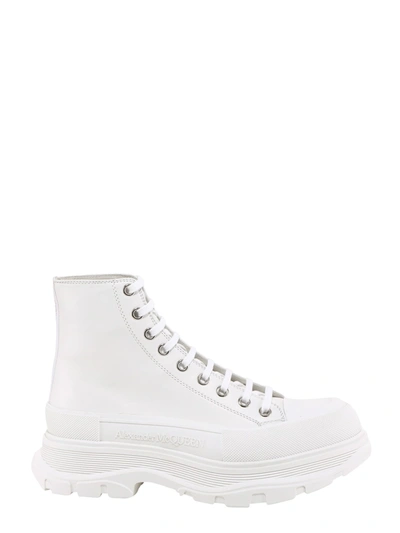 Shop Alexander Mcqueen Tread Slick Sneakers In White