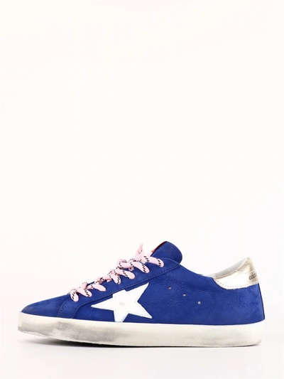 Shop Golden Goose Super-star Sneakers Blue