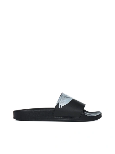 Shop Marcelo Burlon County Of Milan Shoes In Black White