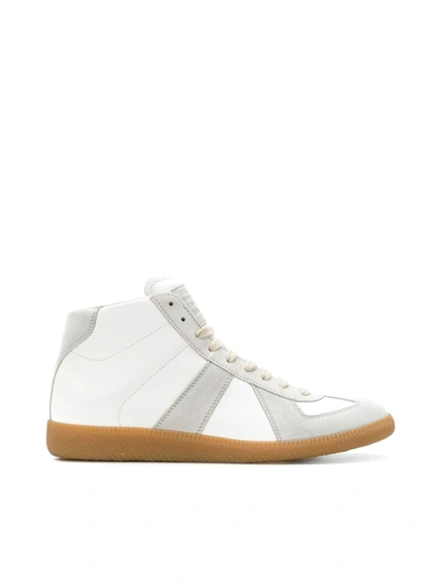 Shop Maison Margiela Replica Sneakers In Off White
