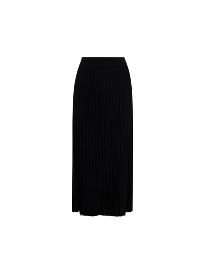 Shop Balenciaga Skirt In Black/white